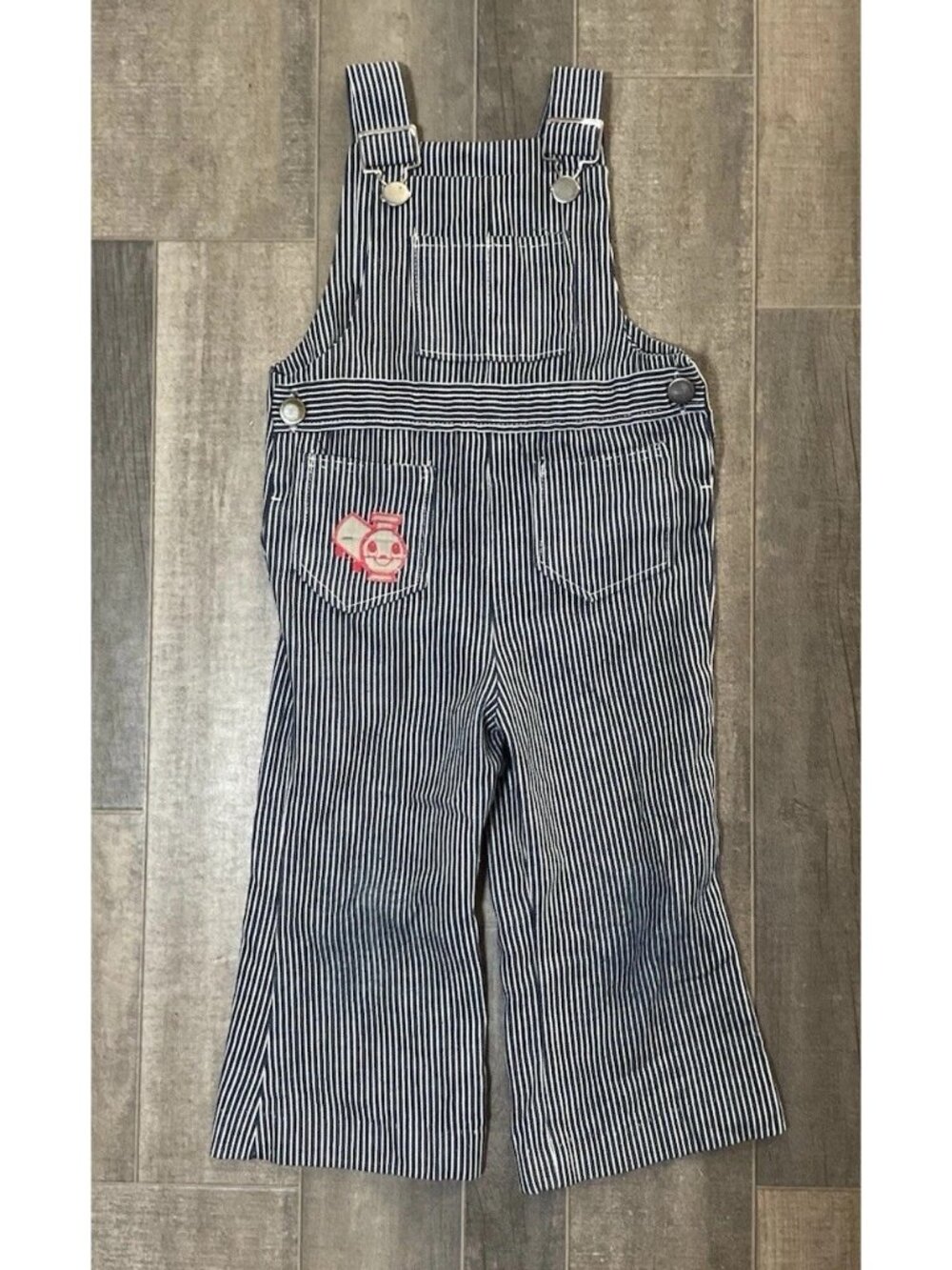 HealthTex Stantogs True Vintage 3T Train Conductor Overalls Rail Road Health Tex